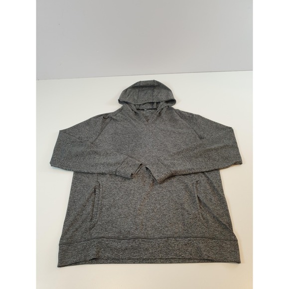 Public Rec Hoodie Mens XL Gray Athletic Pullover Sweatshirt Performance Stretch - Picture 1 of 11